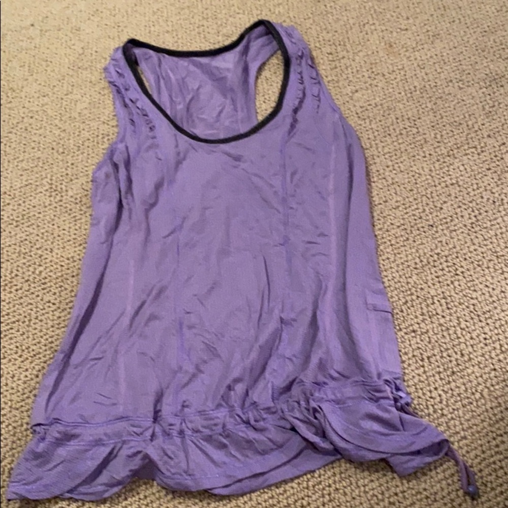 Lululemon drawstring rank with ruffles
